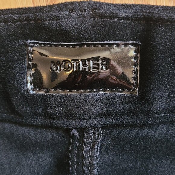 NWT! MOTHER HIGH WAISTED LOOKER TRICKS OF THE TRADE FAUX SUEDE jeans sz 31 - Picture 6 of 8